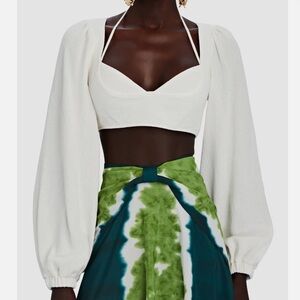 Jonathan Simkhai Cream Crop Top - NWT